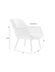 Lounge Chair Dude Vintage Brown