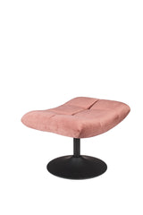 Hocker Bar Velvet Old Pink