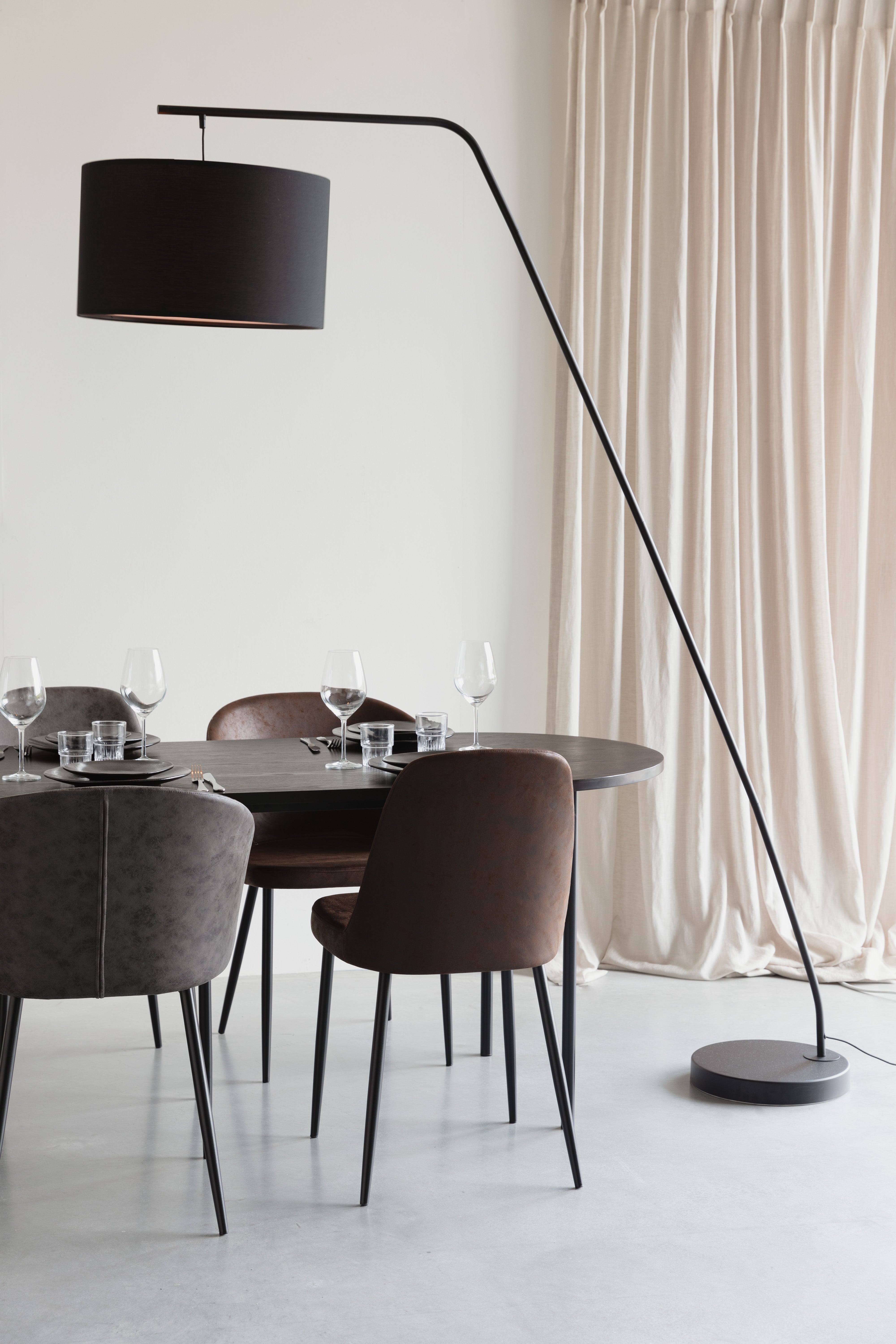 Floor Lamp Martine Black