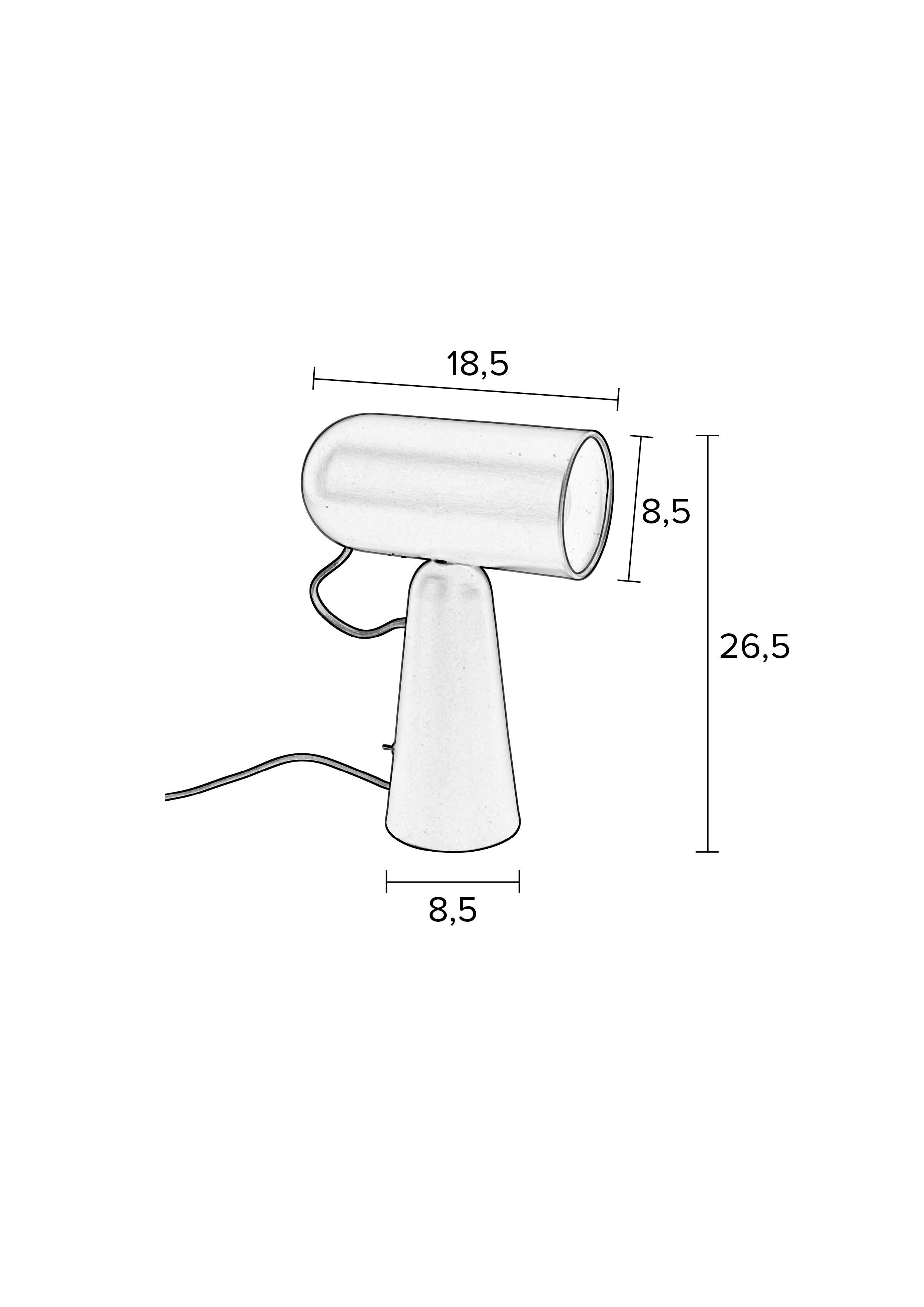 Desk Lamp Vesper Dark Grey