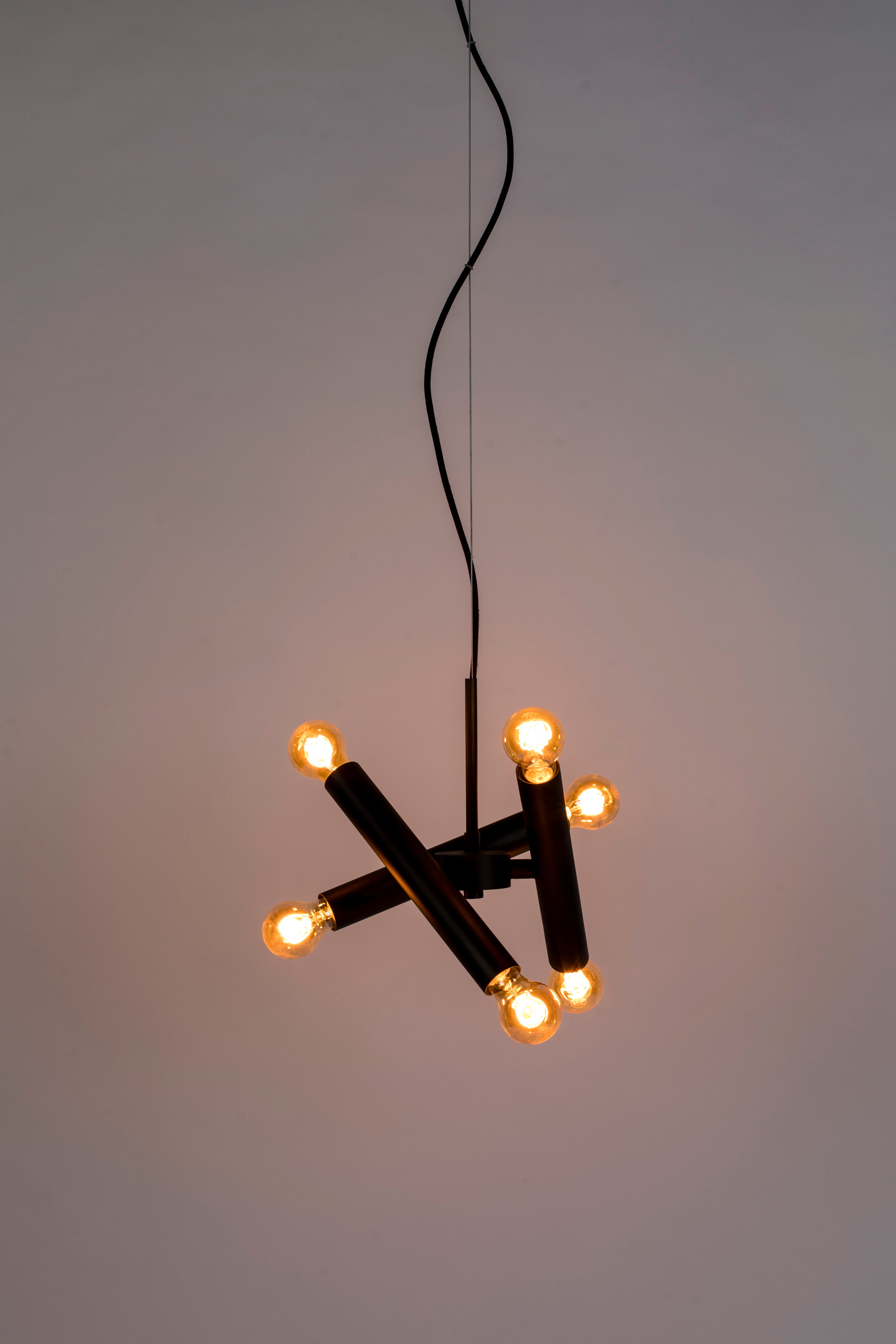 Pendant Lamp Hawk Black Triple