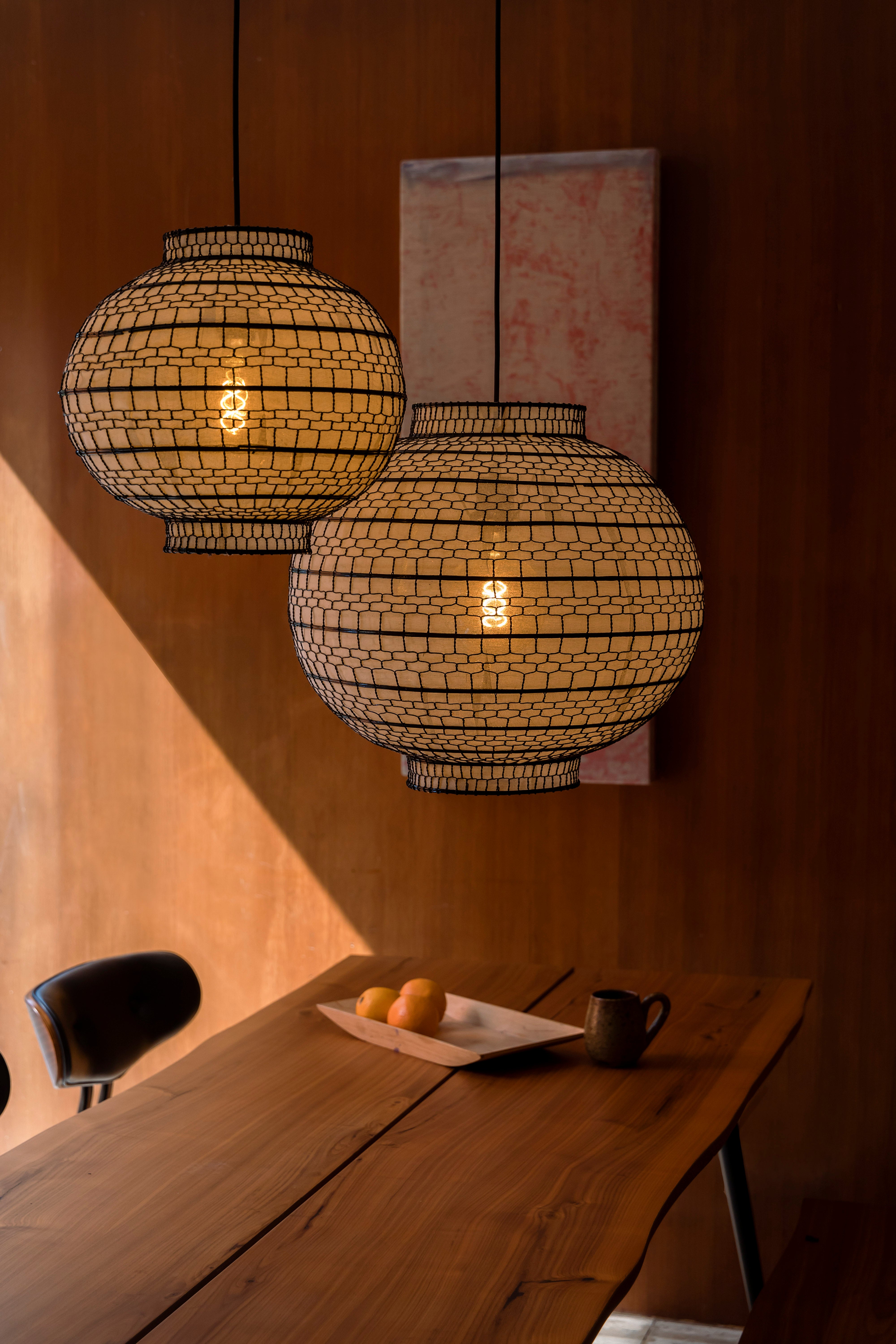 Pendant Lamp Ming Round 45