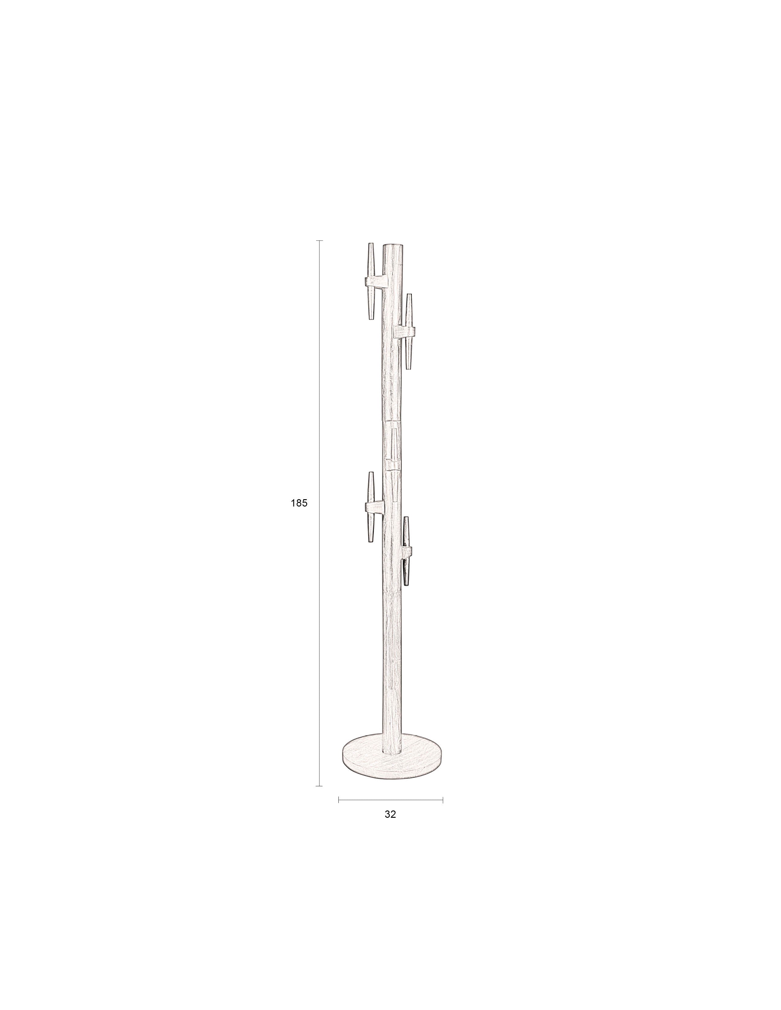 Coat Rack Jakub Walnut