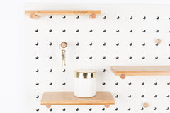 Pegboard Bundy White