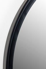 Mirror Matz Round Black