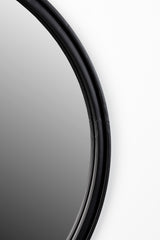 Mirror Matz Round Black