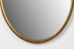 Mirror Matz Oval L Antique Brass