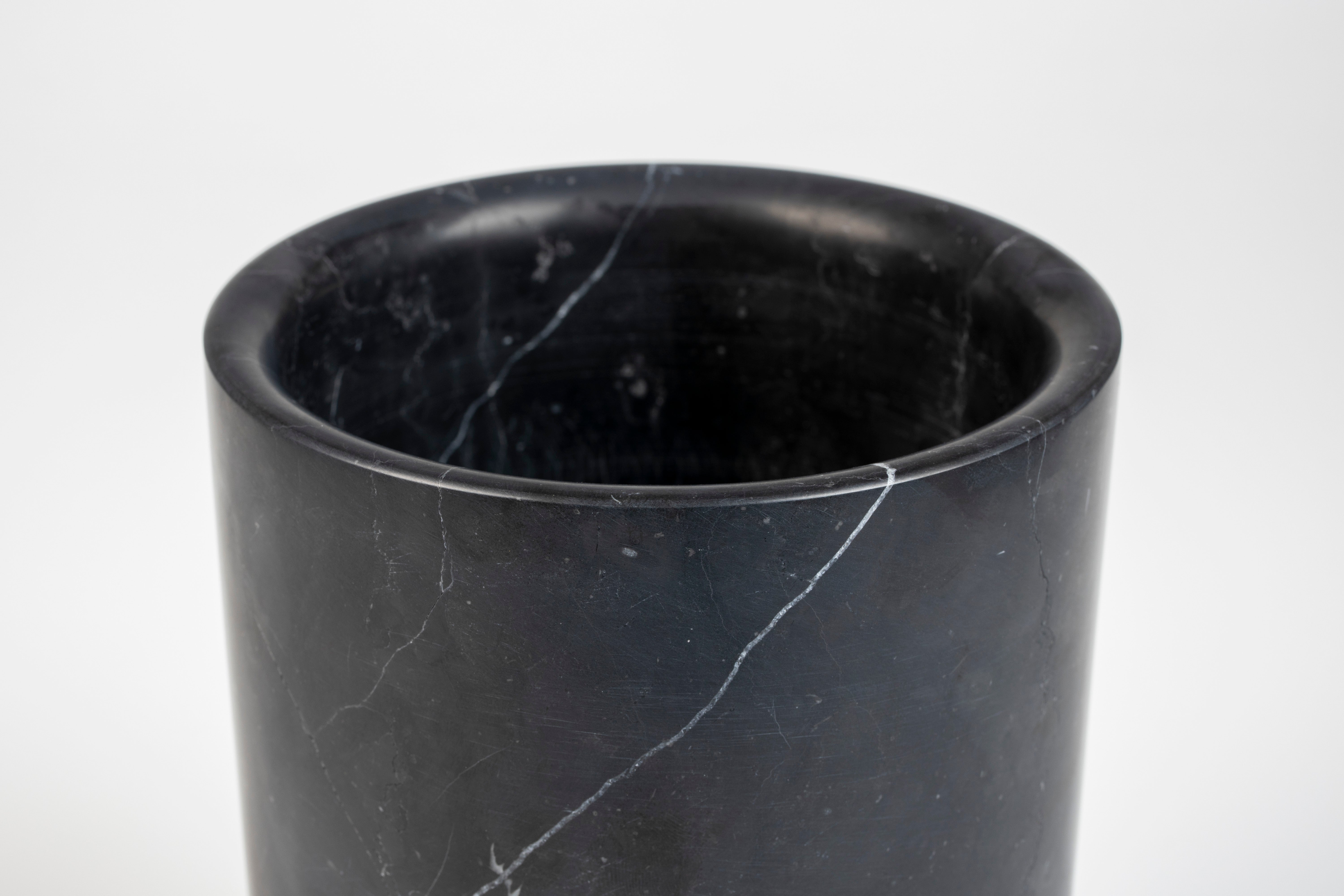Vase Fajen Marble Black