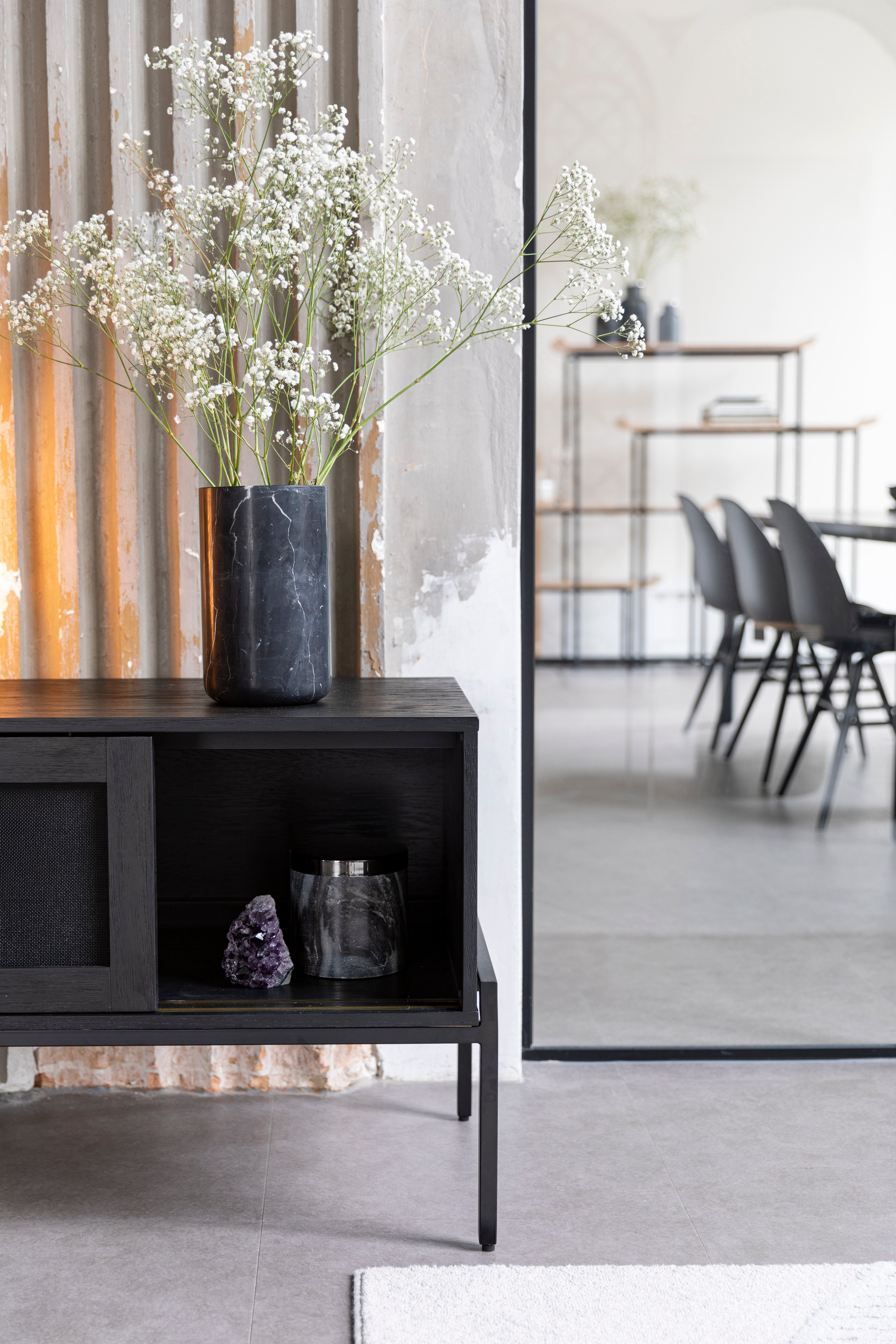 Vase Fajen Marble Black