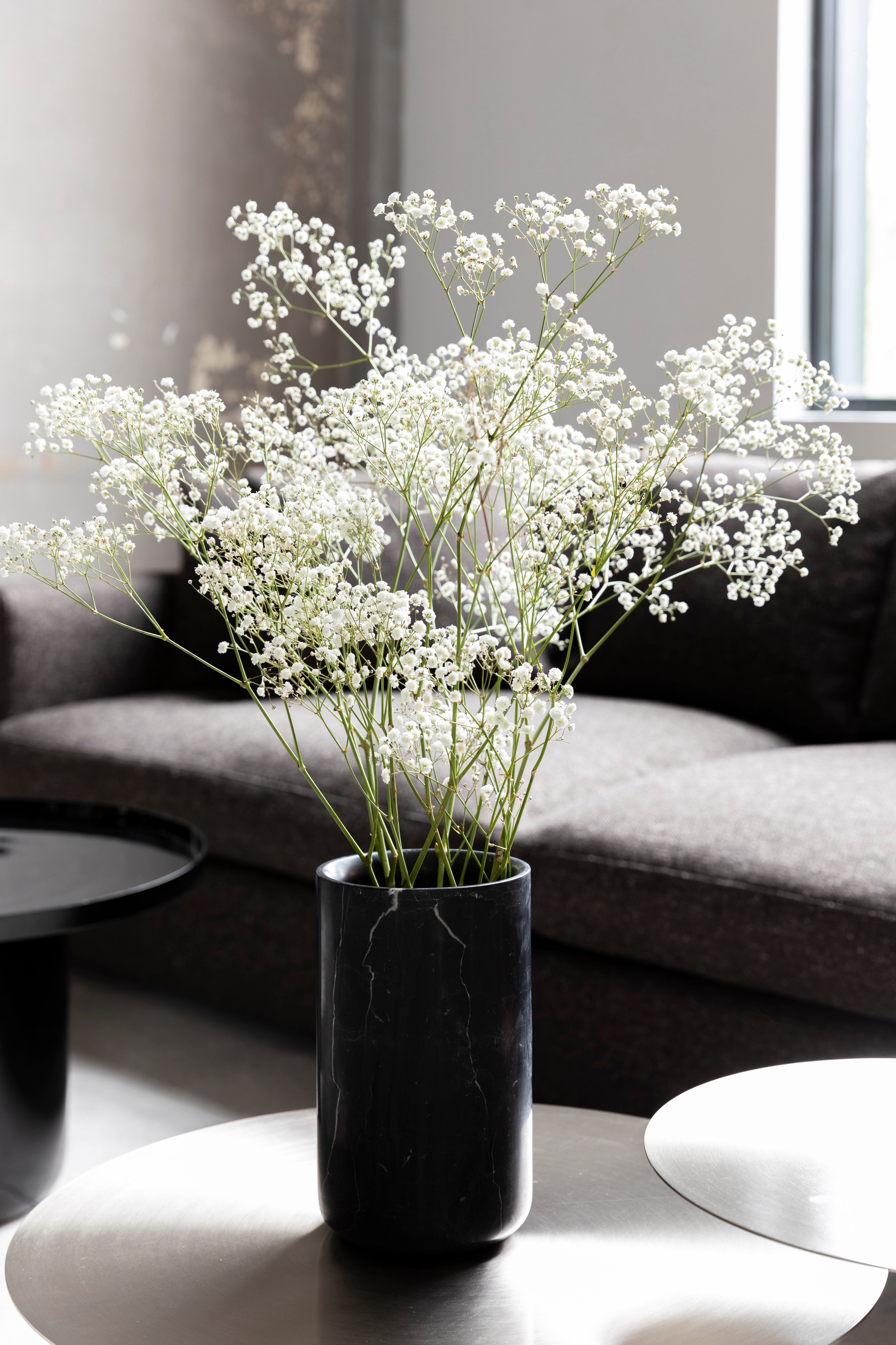 Vase Fajen Marble Black