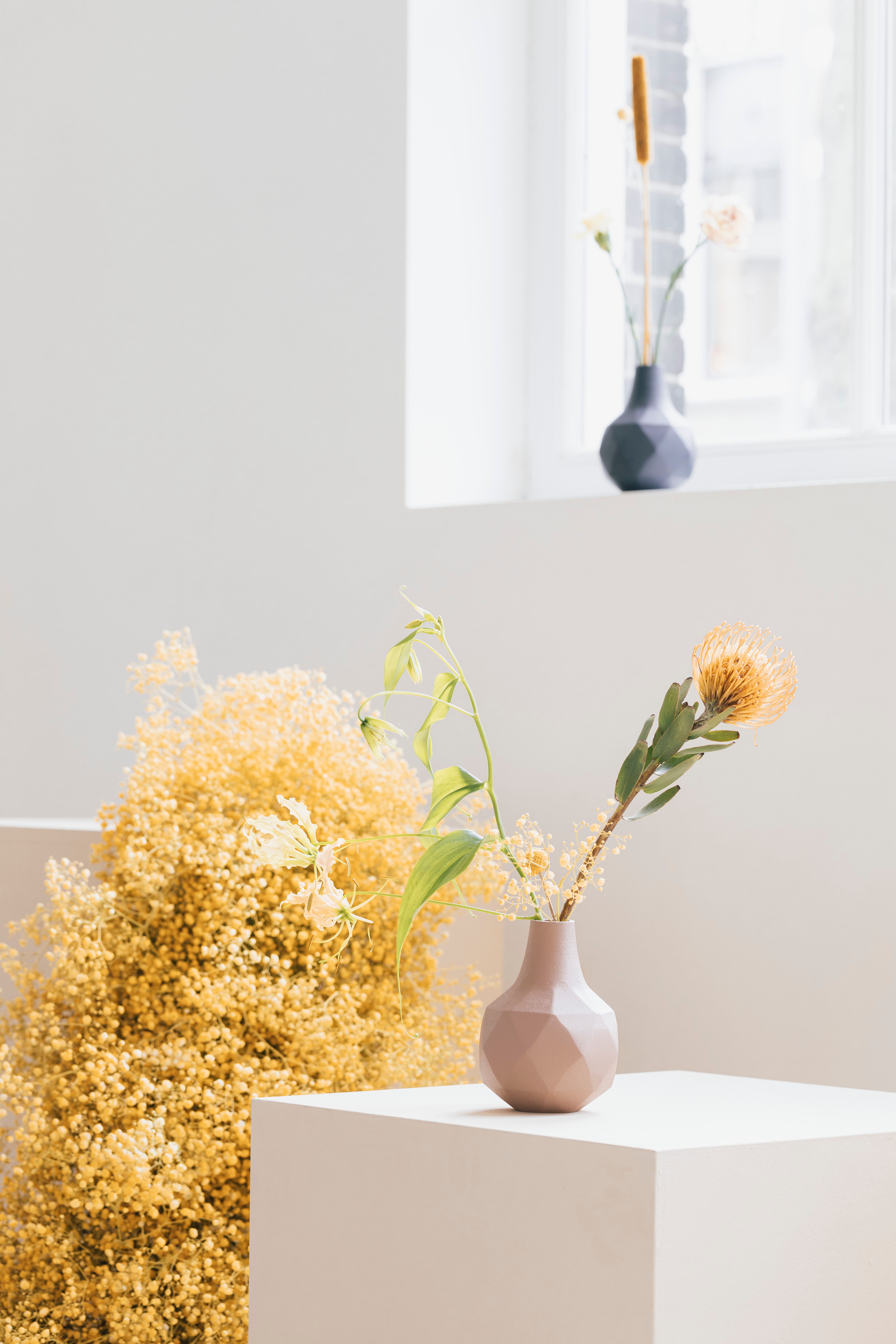 Vase Bloom Mist Blue