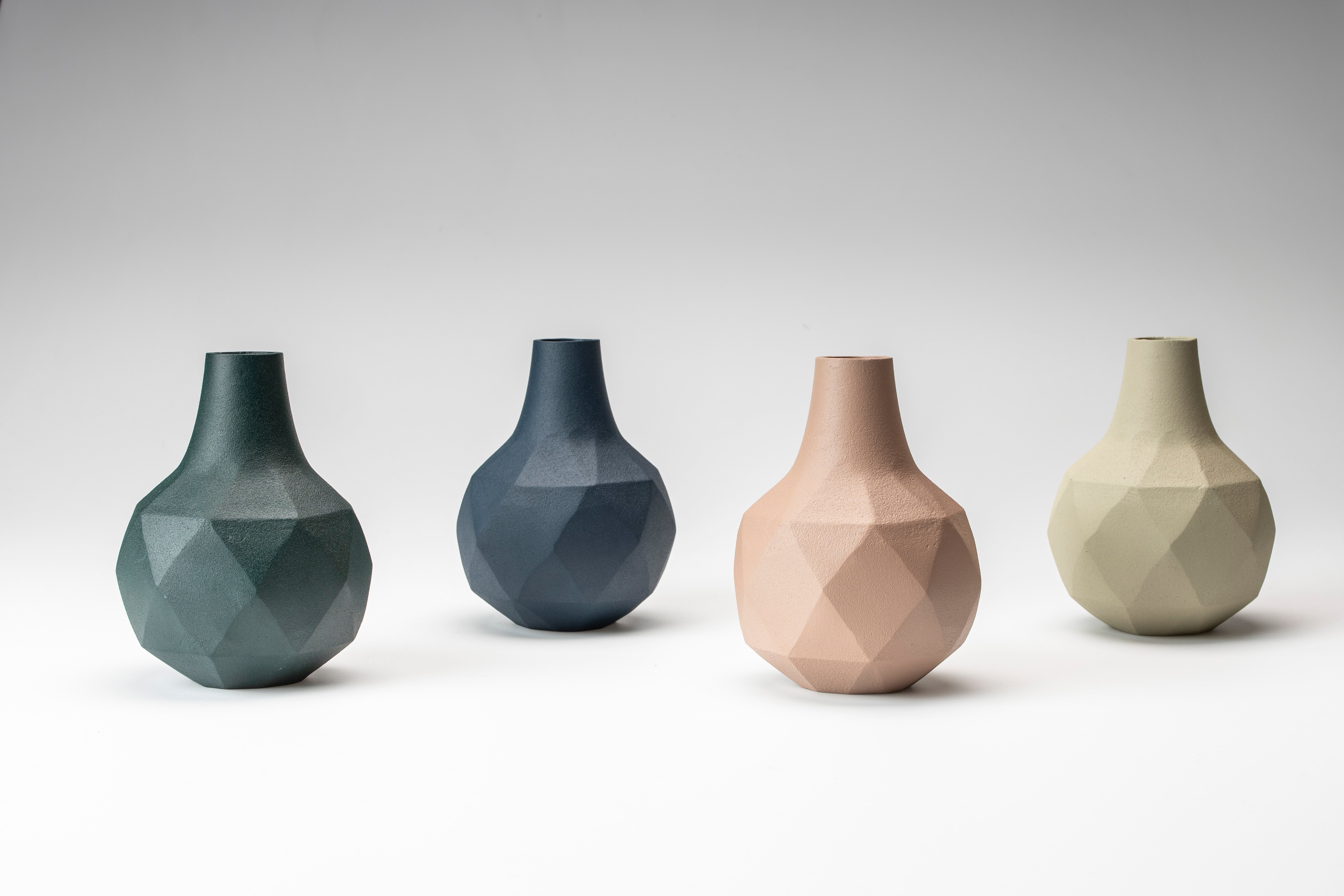 Vase Bloom Mist Blue