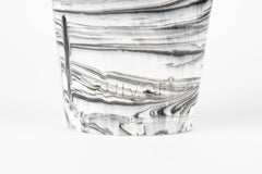 Vase Conic S Black/White