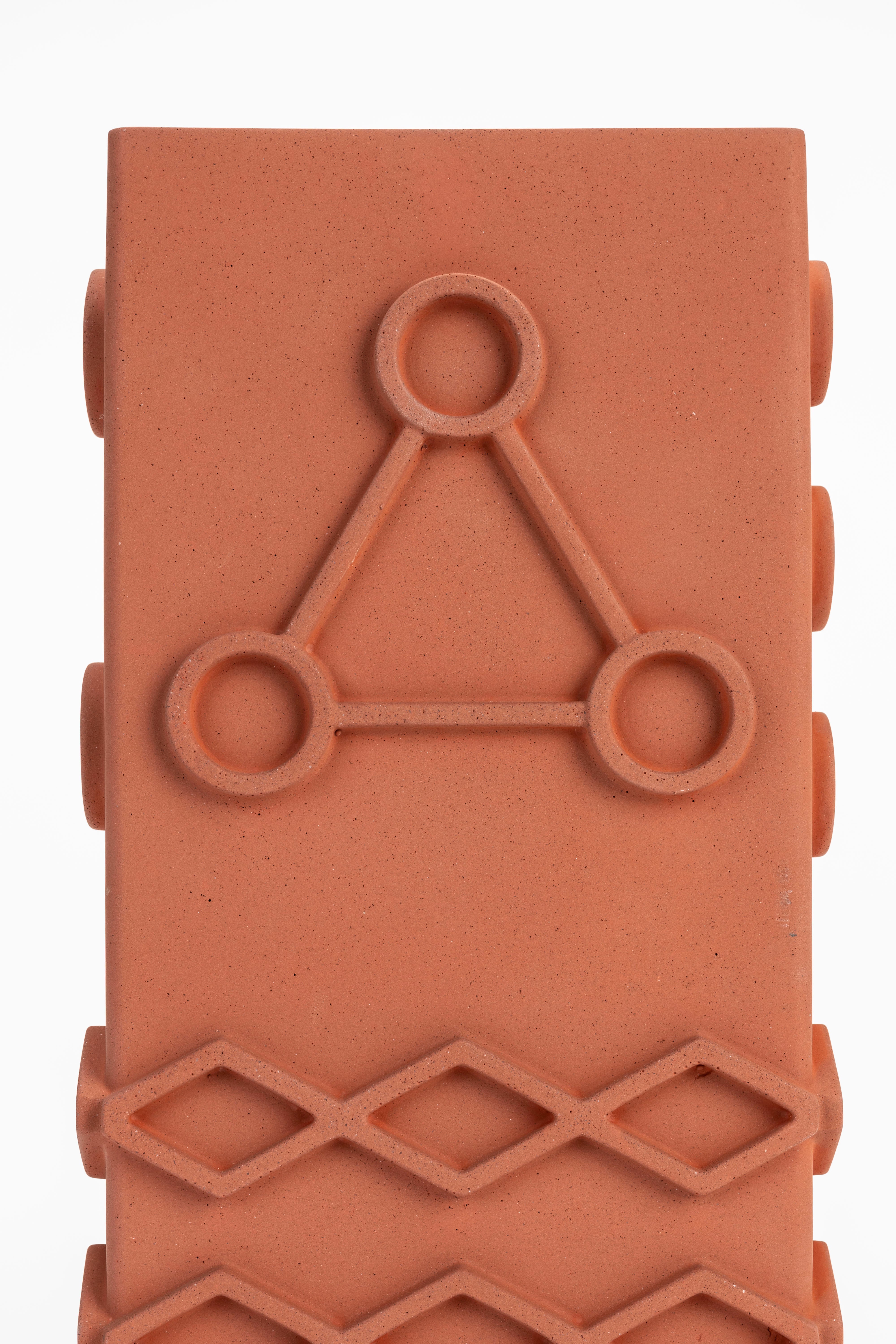 Vase Graphic Square Terra
