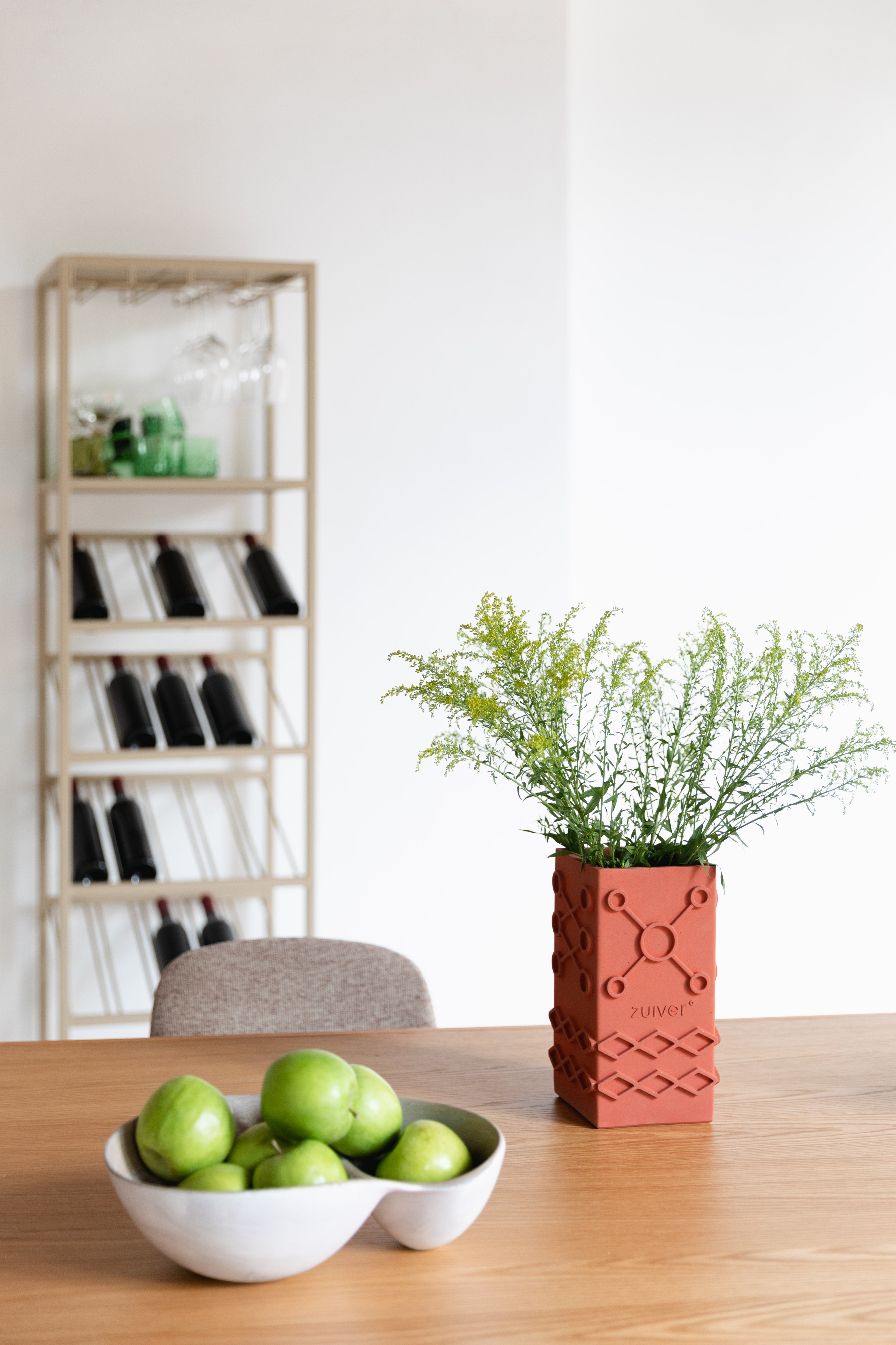 Vase Graphic Square Terra