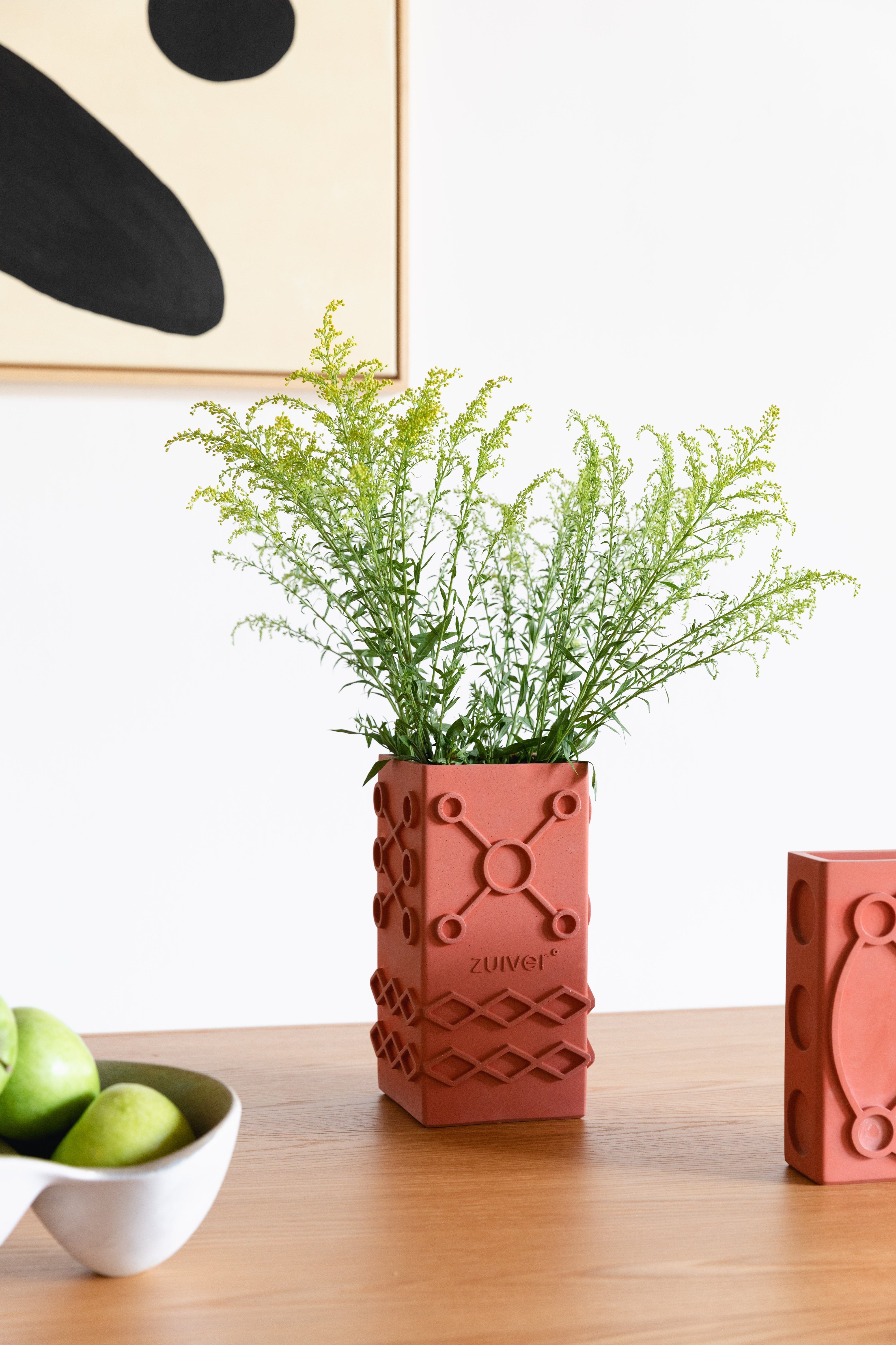 Vase Graphic Square Terra