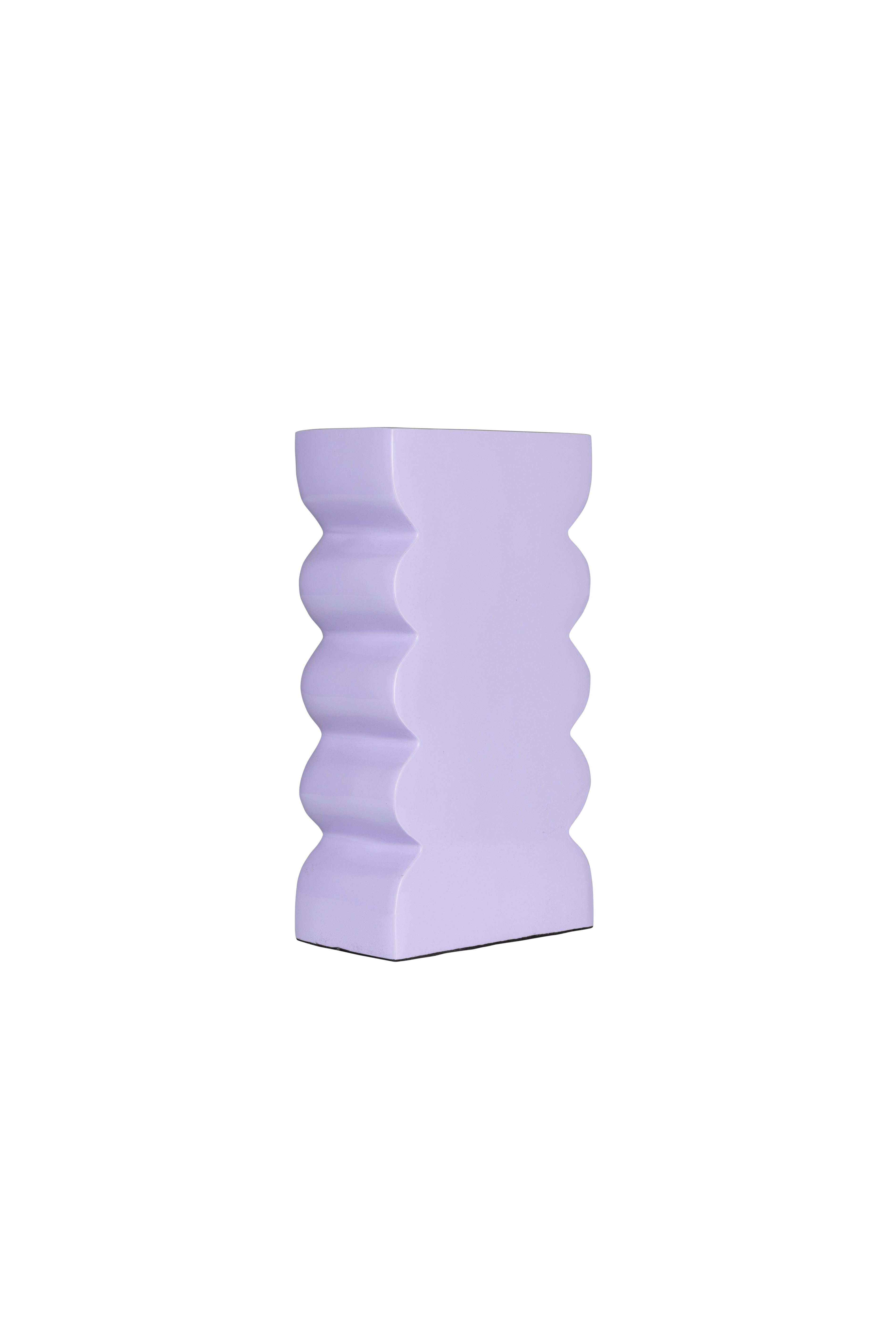 Vase Curves S Shiny Lilac
