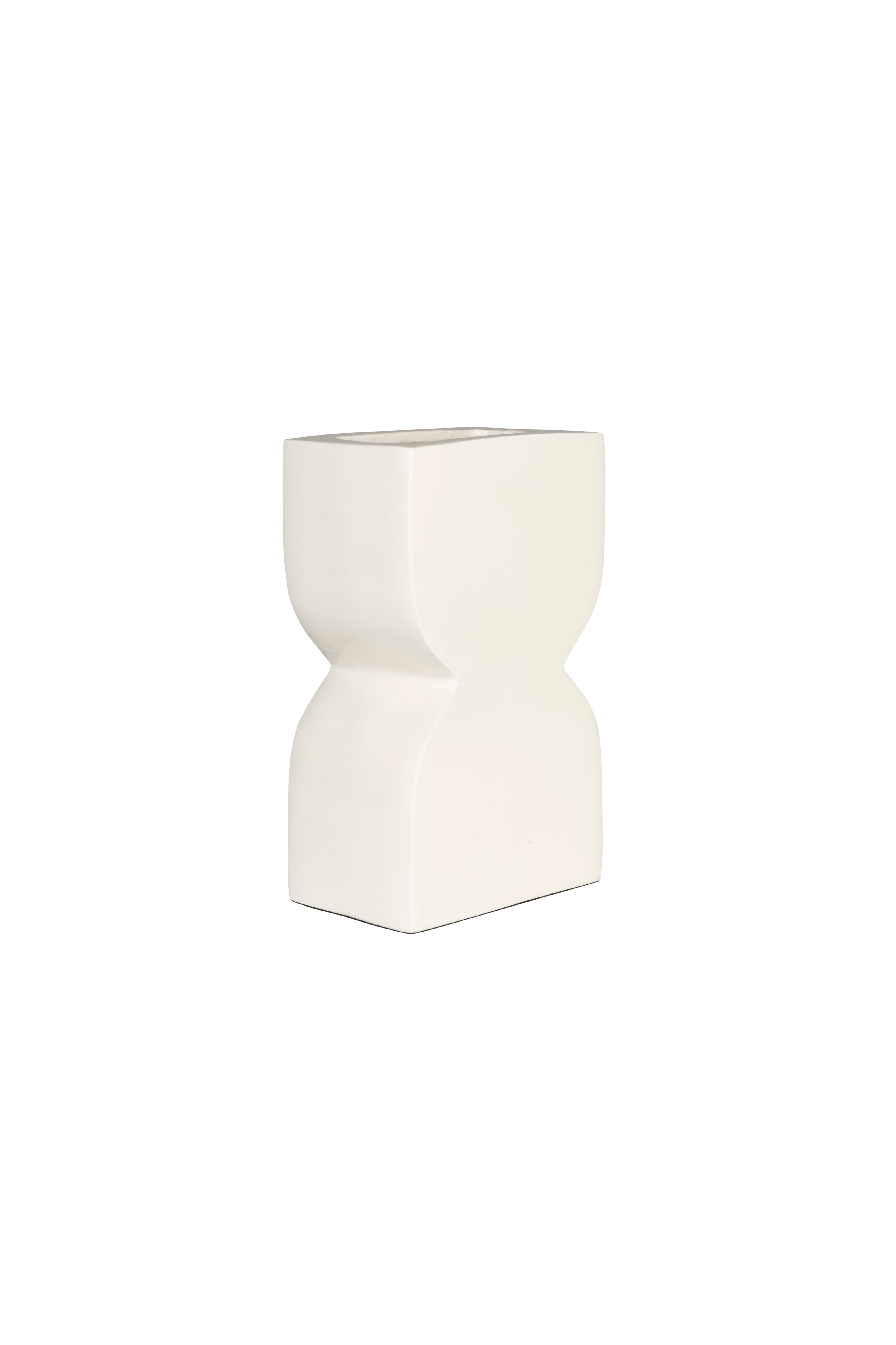 Vase Cones S Shiny Beige