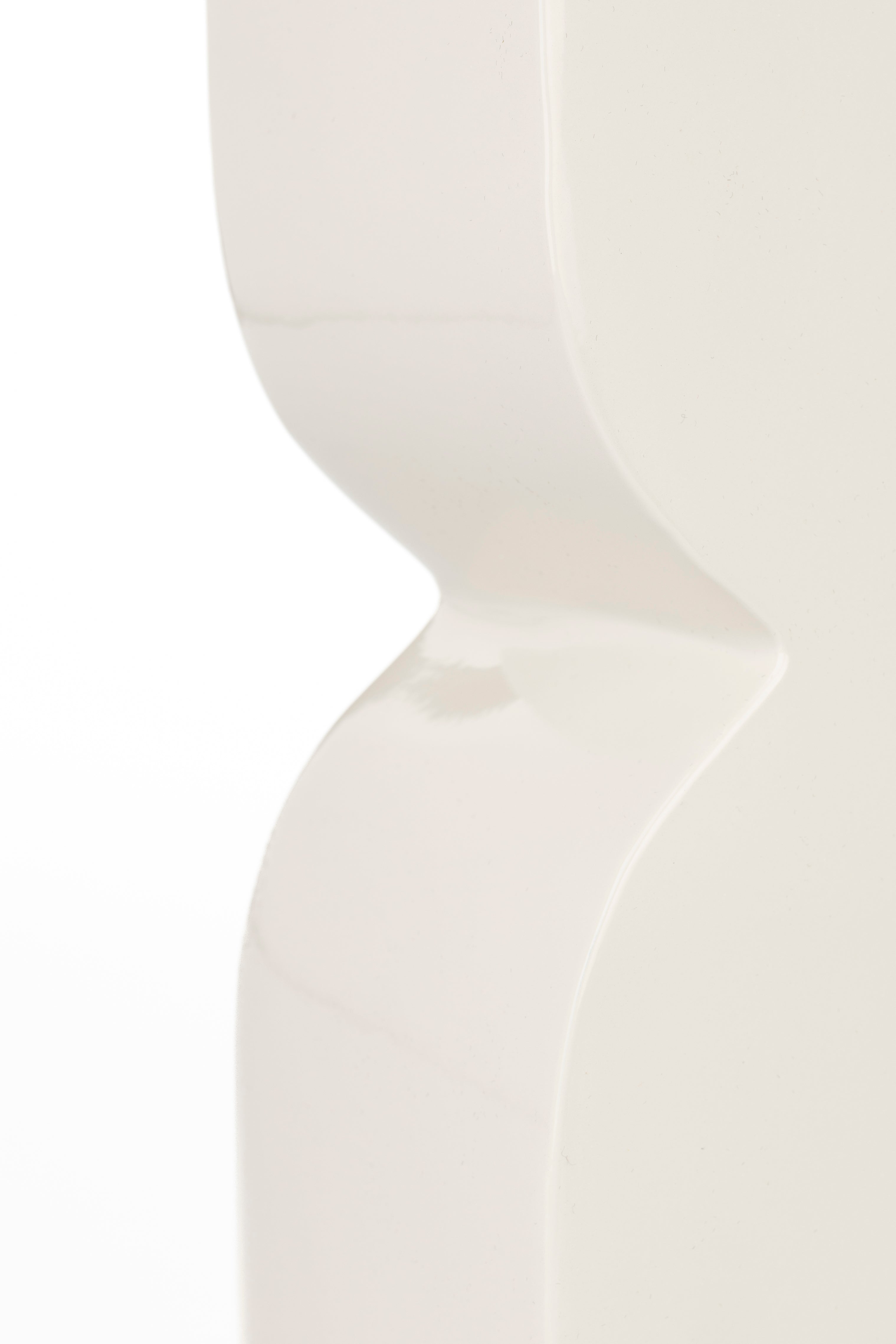 Vase Cones S Shiny Beige