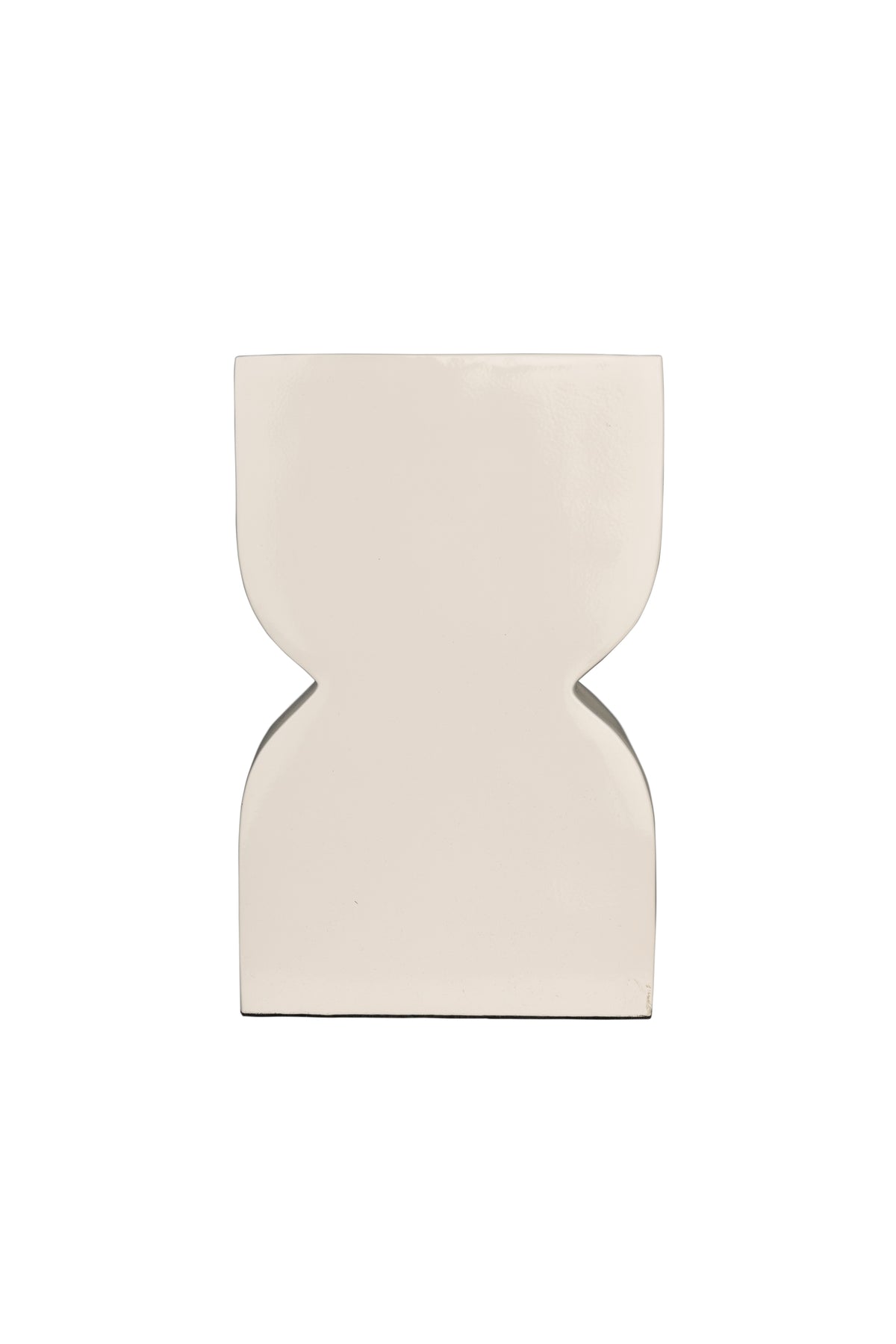 Vase Cones L Shiny Beige