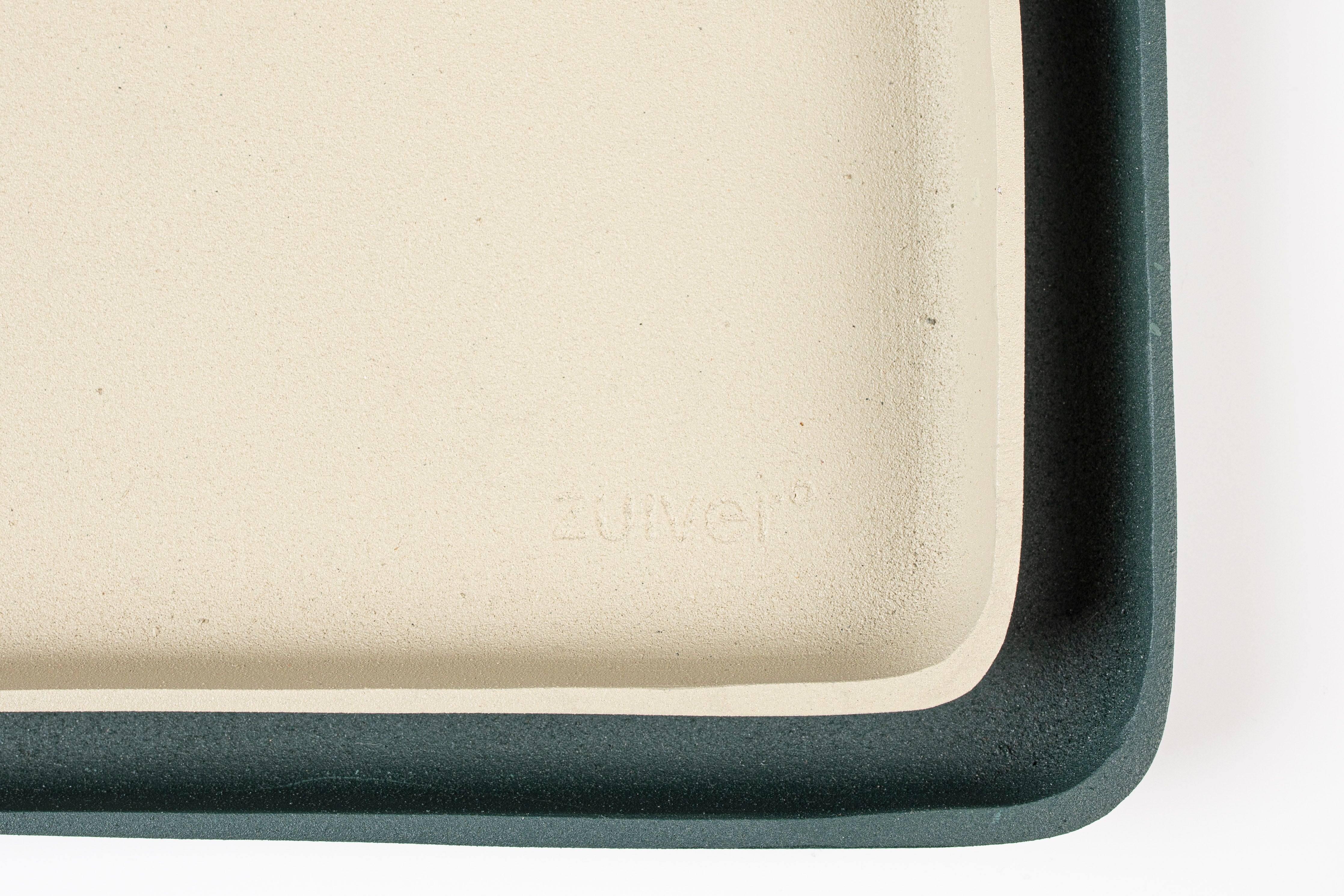Tray Rebel Set Of 2 Green Ivory