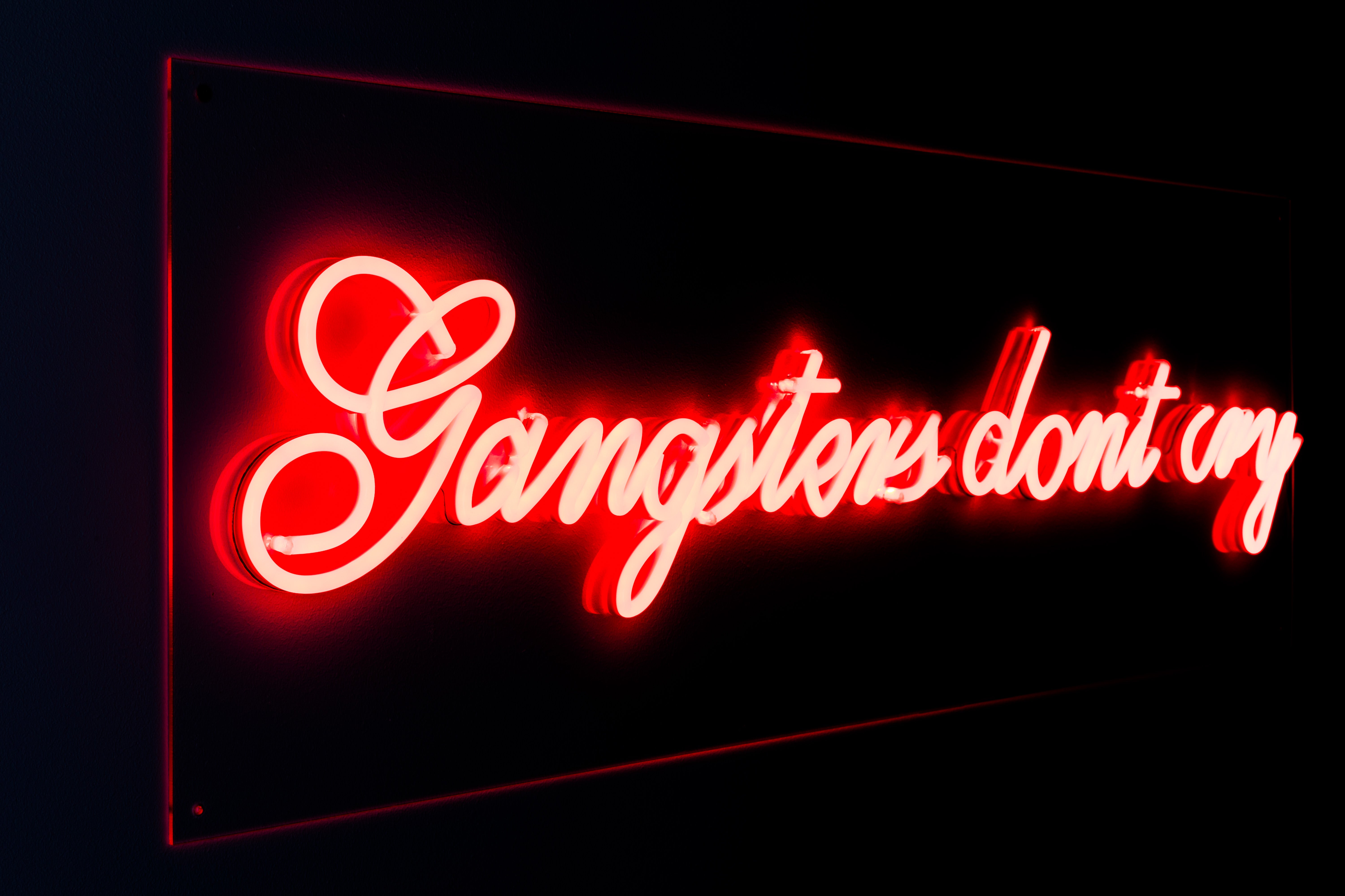 Gangsters Non Social Sign