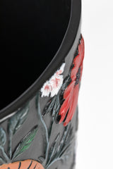 Songs Of The Night Tiger Vase Handpainted