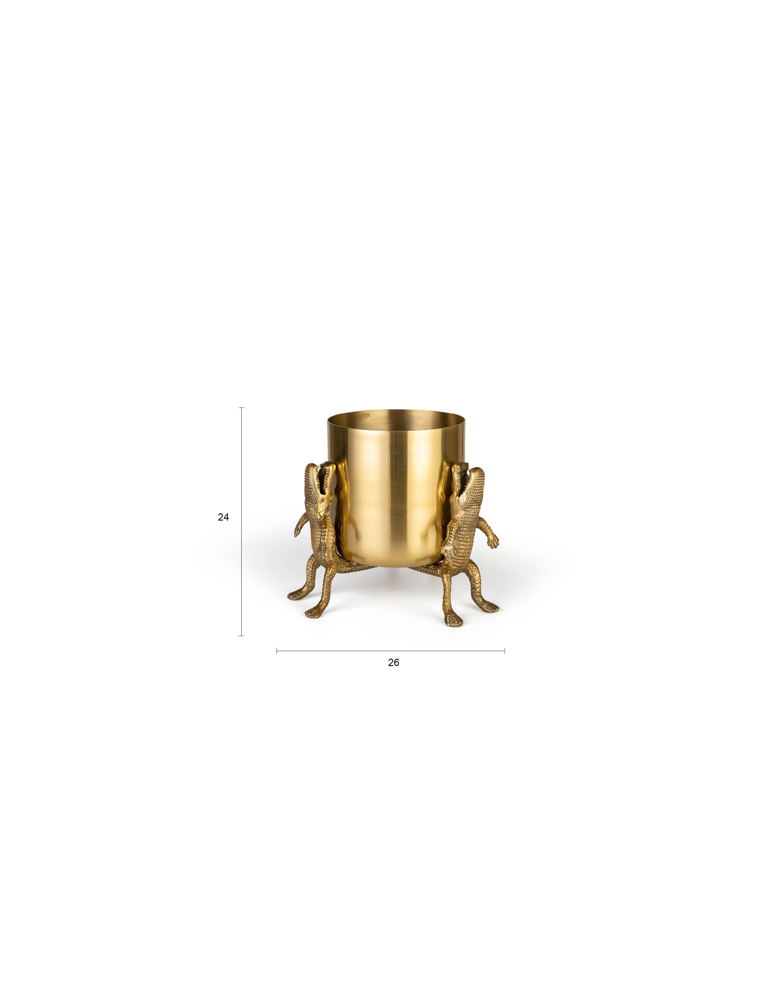 Surrounded By Crocodiles Vase M