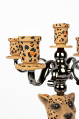 Proudly Crowned Panther Candle Holder Spotted