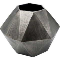 Deco Vase Sacramento Silver Antique 24cm